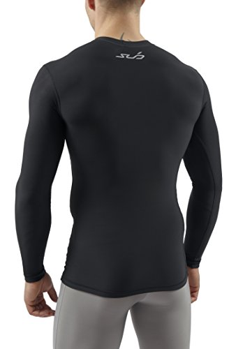 Sub Sports COLD Men's Thermal Compression Base Layer Long Sleeve Top - Navy - M - Thumbnail 2