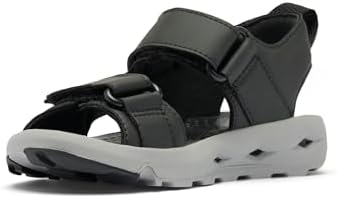 Youth Techsun Adventure Sport- und Outdoor-Sandalen, Schwarz/Weiß, 3