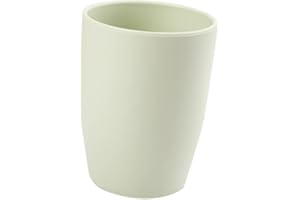 Cabilock Mouthwash Cup Green Unbreakable Bathroom Tumbler for Couples Multi-Purpose Water Cup for Home and Office