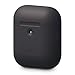 elago AirPods 2 Silicone Case [Front LED Visible] Supports Wireless Charging, Extra Protection, 2019 Latest Model - for AirPods 2 Wireless Charging Case (Black) primary