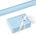 RUSPEPA Bliue Kraft Wrapping Paper - 47.8 Sq Ft Heavyweight Paper for Wedding,Birthday, Shower, Congrats, and Holiday Gifts - 44.5CM X 10M per Roll