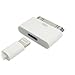 [iCablezTM USA] Lightning 8 Pin Female to 30 Pin Male Adapter for Iphone 4s 3 Ipod Touch 4 Ipad 1 8pin , works with docking stations,ihome bose and more