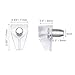 Awpeye 100 Pieces Plastic Shelf Pegs 5mm, Shelf Holder Pin Cabinet Shelf Clips for Cabinet Furniture Book Shelves Supplies - Clear