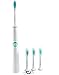 Generic Replacement Toothbrush Heads for Philips Sonicare 2 Series, DiamondClean, ProResults with Travel Caps & Color Coding Rings 4 PCS 