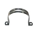 Amanaote Stainless Steel 3.2 Inches Diameter Tube Strap Tension Clip Pipe Clamp(Pack Of 6 Sets)