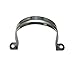 Amanaote Stainless Steel 3.2 Inches Diameter Tube Strap Tension Clip Pipe Clamp(Pack Of 6 Sets)