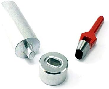 Einschlagstempel 10mm 50 DIN Ösen Messing Brüniert (schwarz - Foto 6