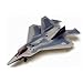 Maisto Fresh Metal Tailwinds 1:152 Scale Die Cast United States Military Aircraft : U.S. Air Force Fighter Air Craft with Stealth Technology : F-22 Raptor Plus Display Stand (Dimension: 3-1/2" x 4-1/2" x 1")