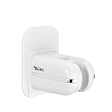 Gaoyu Adjustable Handheld Shower Head Holder Bracket, Plastic Bathroom 3M Adhesive Showerhead Adapter, Waterproof, Wall Mounted, Universal Showering Components - NO TOOLS REQUIRED