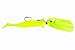 Blue Water Candy Rock Fish Candy 12 oz & 8 oz Mojo Lure Loaded with 9-Inch Swimbait Shad Bodies Tandem Parachute Rigged & Ready (Chartreuse)