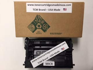 TCM USA Troy M607, M608, M609 MICR Alternative Toner Cartridge. Made in USA. Replacement for use in Troy M607, M608, M609. Yields up to 11,000 Pages. CF237A MICR.