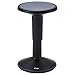 ECR4Kids SitWell Wobble Stool, Adjustable Height, Active Seating, Black