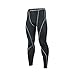 ARSUXEO Men's Compression Tights Running Pants Baselayer Legging K3