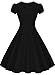 Miusol Women's Retro V-Neck 1950'S Vintage Bridesmaid Party Dress