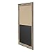 DesignOvation Beatrice Framed Combination Magnetic Chalkboard and Fabric Pinboard