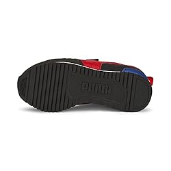 Puma R78 Hook & Loop Sneaker, White-High Risk Red