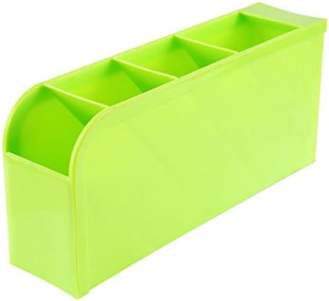 Multifunctional Socks Underwear Plastic Storage Box Stationery Tableware Organizer Cosmetics Makeup Container 4 Colors (green)