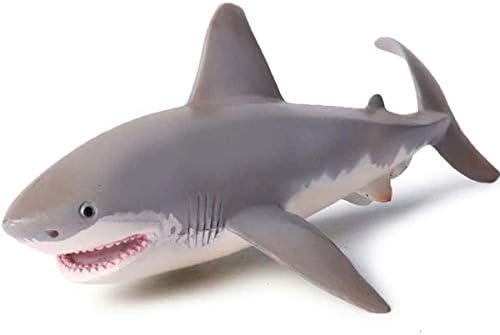 Kolobok – Safari Animals Action Figures – Great White Shark – Zoo Animals Educational Toys