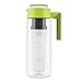 Takeya Fruit Infuser - Fruit Infusion for Pitchers - Kitchen Essentials for Fruit-Infused Beverages - BPA-Free & Durable Strainer for Fresh Fruit Flavor - Multi-Size Pitcher Fit - 2 Quart