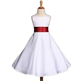 Joanna Little Girls' A-Line Satin Dress
