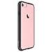 iPhone 7 Case, Bastex Soft Slim Fit Flexible Clear Transparent Rubber Back Cover Fused TPU Black Side Bumper Case for Apple iPhone 7