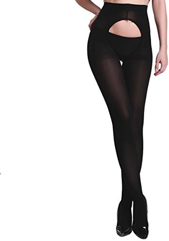 Fantasa (tm) Female Sexy Pantyhose Stockings for Women, 120D Thickness, Crotchless for Sex