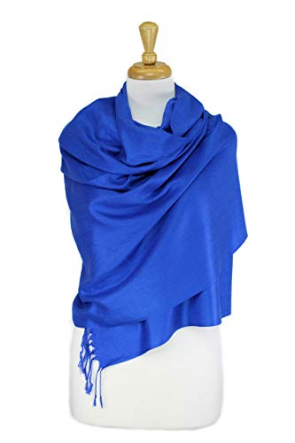 PASKMLNA Large Solid Color Pashmina Shawl Wrap Scarf 80" X 27" (xw#10)