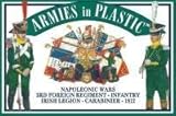 Napoleonic Wars 1812 3rd Foreign Regiment Infantry Irish Legion Carabinier (20) 1/32 Armies in Plastic