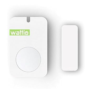 Wattio Sensor Door-Detector de Apertura de Puertas y Ventanas, Blanco