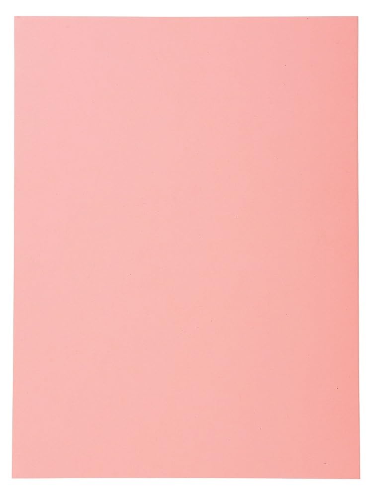 Exacompta - Ref 420003E - Forever Collection - Recycled Square Cut Folder - A4 (210 x 297mm), 170gsm Recycled Board, Blue Angel Certified - Pink (Pack of 100)