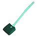 uxcell Green Plastic Handle Sponge Cleaning Brush Cleaners for Fish Tank 16