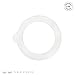Bormioli Rocco Glass Co 6 Piece Fido Jar Replacement Gaskets, 3.25