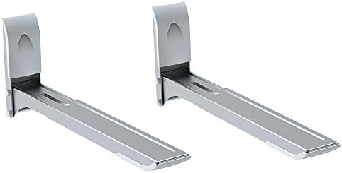Silver Microwave Wall Bracket