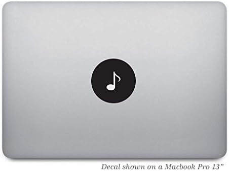 Music Note Macbook Decal - Removable Vinyl Sticker Skin for Apple Macbook Pro Air Mac Laptop T019
