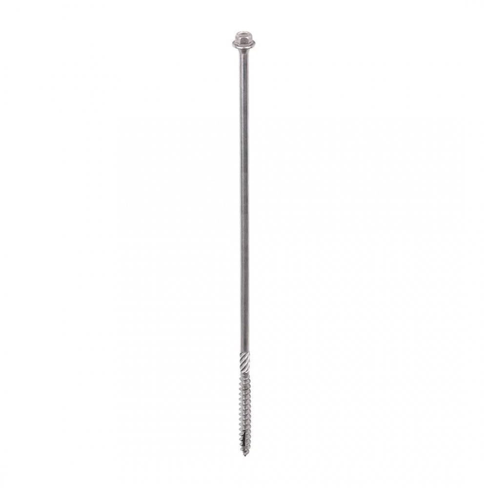 TIMco 250INDEXSST Index Hex Timber A4 Stainless Steel Screw 6.7 x 250 - Silver Plating (Bag of 25)