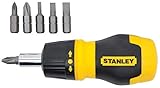 Stanley 66-358 Stanley Stubby Ratcheting MultiBit Screwdriver