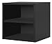 Foremost 327306 Modular Shelf Cube Storage System, Black