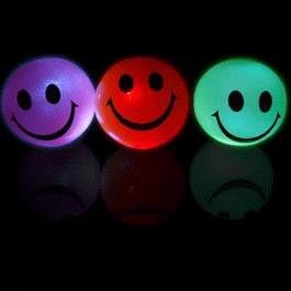 BlinkROCK LED Smiley Face Bouncy Ball