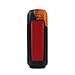 DSC-Mart Texture Case for Smok G-priv, Protective Silicone Skin SMOK G PRIV Rubber Cover Sleeve Wrap Gel Fits Smok Gpriv 220W Mod (Black-Orange)