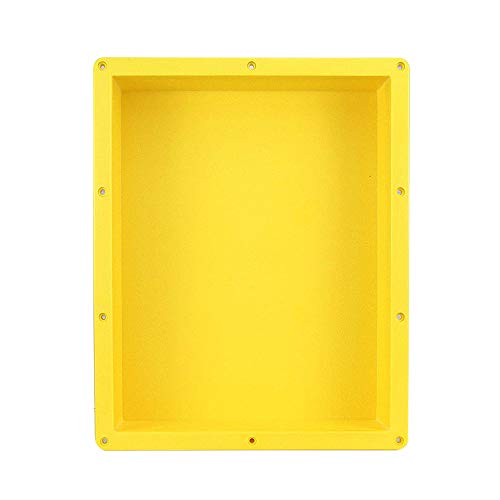 image for Suteck 16″ x 20″ Yellow Rectangle Shower Niche - Single Shelf Show