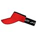 Headsweats Womens Lightweight Performance Running Sun Visor, Red