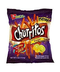 BARCEL, CHURRITOS FUEGO, HOT CHILI PEPPER & LIME...