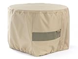 CoverMates - Round Firepit Cover - 48DIAMETER x 25H - Elite Collection - 3 YR Warranty - Year Around Protection