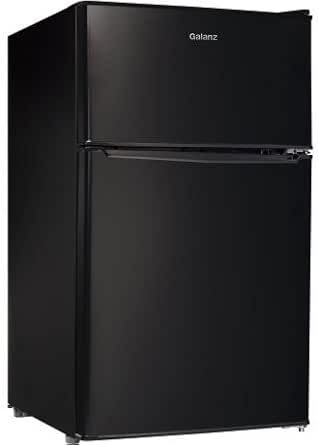 Galanz 3.1 cu ft Compact Refrigerator, Black