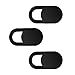 Trobing Laptop Camera Cover Slide (3 Pack) Webcam Cover Slider Stickers for Computer, MacBook Pro/Air, iPhone, Tablets, PC, iPad, iMac, Cell Phone, Echo Show, Privacy Blocker Sliding Shield,Anti-Spy primary