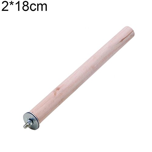 hwangli Parrot Pet Paw Wood Stand Toy Parakeet Hamster Branch Perches Rod for Bird Cage – 218cm