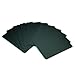 Brybelly Set of 10 Black Plastic Bridge Size Cut Cards