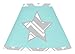 Sweet Jojo Designs Turquoise and Gray Chevron Zig Zag Lamp Shade