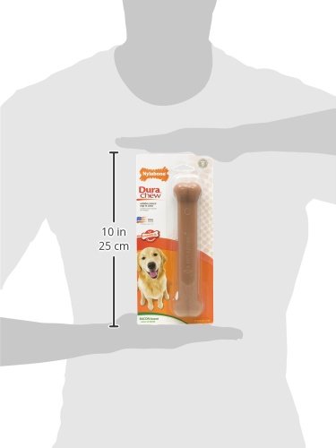 Nylabone Dura Chew Giant Bacon Flavored Bone Dog Chew Toy
