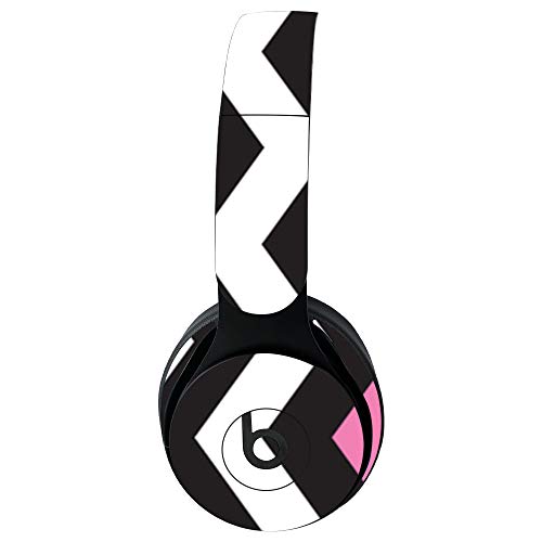 MightySkins Skin for Beats Solo Pro Wireless Headphones - Pink Chevron | Protec…